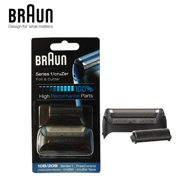 

Braun 10B/20B Replacement Shaver Foil & Cutter High Performance Part Razor Blade for Bruan (180 190 1775 1735 2675 5728 5729)