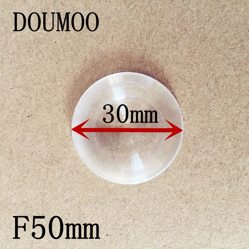 Condenser lens  Diameter 30 mm Focal length 50 mm Fresnel Lens smaller size optical lens 30x50