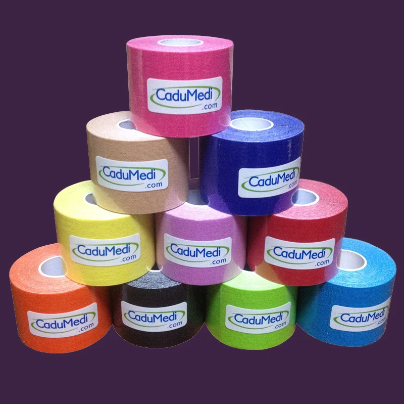 1rolls 5cm*5m treating athletic injuries and a variety of physical disorders Kinesiolo Tape Elastic bandage