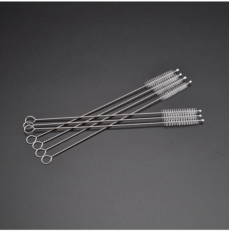 

1000pcs 175mm 200mm 240mm Stainless Steel Nylon Straw Cleaning Brush Drinking Pipe Tube Cleaner Baby Bottle Clean Tools