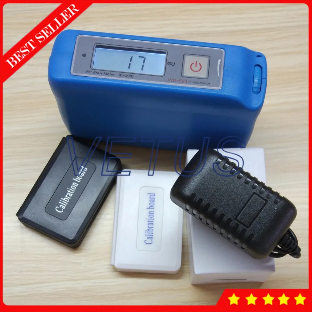 المحمولة الجرانيت الرخام تشققت الحجر الرملي سليت Glossmeter JND-S60 مع 60 درجة 0 ~ 199GU سطح تنظيف لمعان متر فاحص