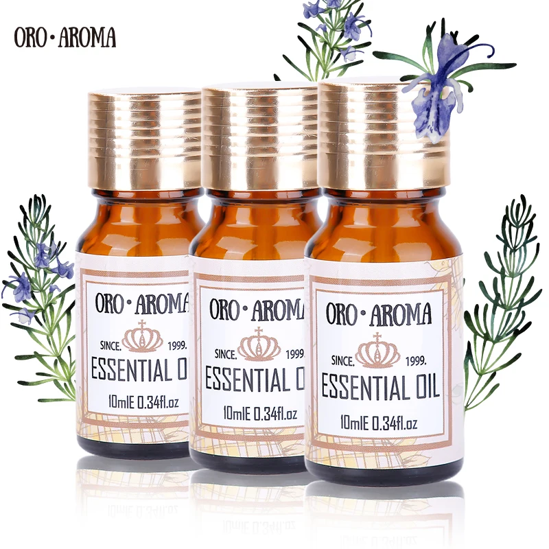 Oroaroma Melissa Musk Sandalwood essential oils Pack For Aromatherapy Massage Spa Bath 10ml*3