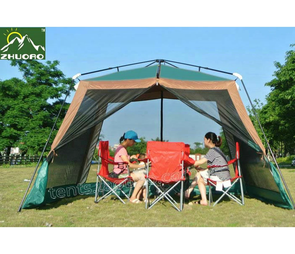 

New Style Ultralarge 310*310*210CM 4-6 Person Camping Tent Large Gazebo Beach Tent Sun Shelter Barraca