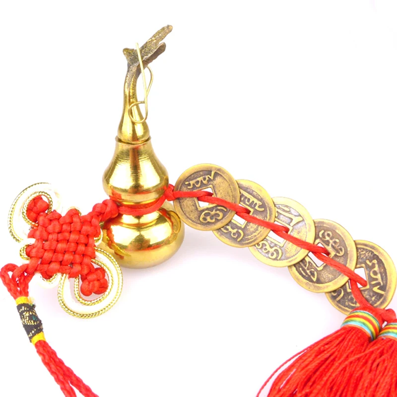 

The Long Yi Brass Pendant six emperor gourd money money copper gourd a variety of optional 1070027