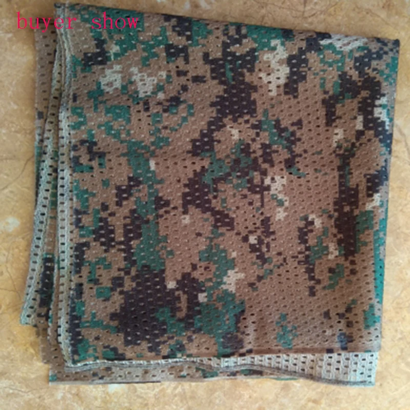 Hot Scarves Multi-color Tactical Camouflage Net Mesh Army Scarf Shemagh Cover Neckerchief Camo Military  Hunting Accessories