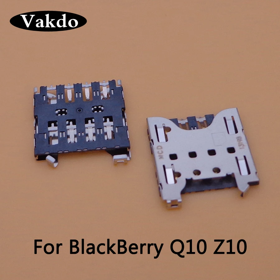 1PCสำหรับBlackBerry Q10 Z10 9900 9930 Q5 Z30 Q20 ซิมการ์ดช่องใส่Connectorอะไหล่โทรศัพท์มือถือ