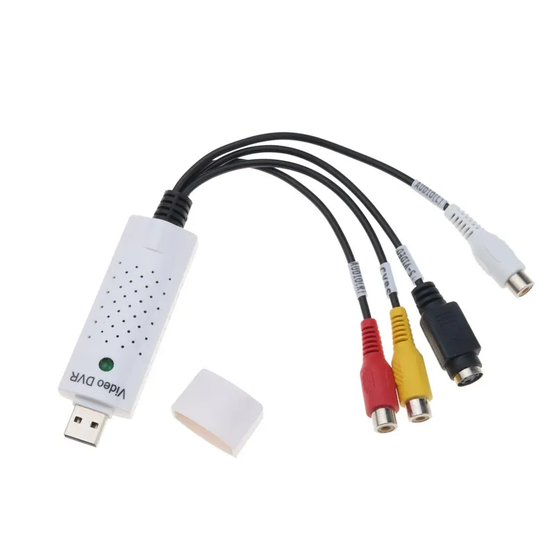 Mini USB 2.0 to RCA cable adapter converter Audio Video Capture Card Adapter PC CableS For TV DVD VHS capture device 630A