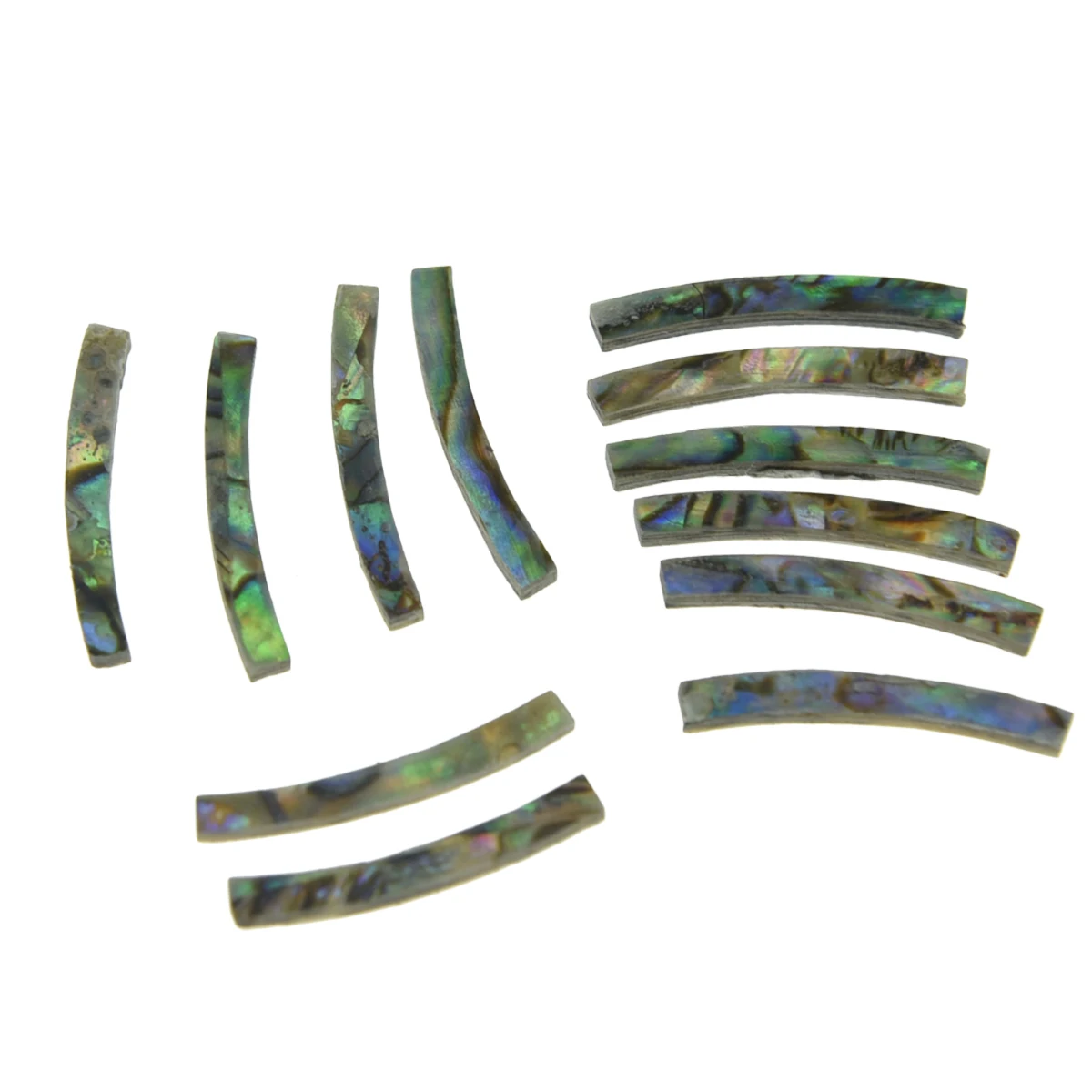 

KAISH Ukulele Rosette Paua Abalone Curved Strips Ukulele Sound Hole Inlay Width 2mm 3mm