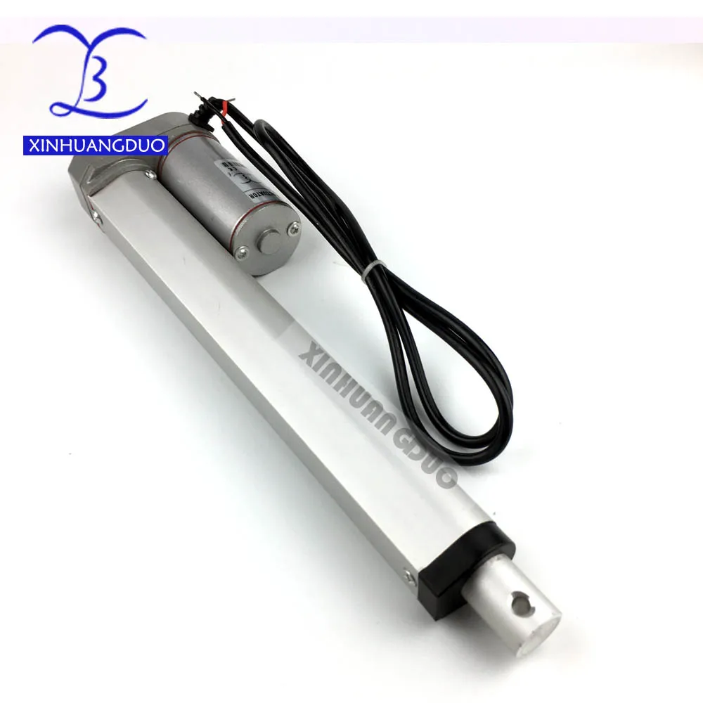 12V 24V 250mm/10inch stroke 900N /198LBS micro linear actuator electric linear actuator TV lift high speed linear actuator