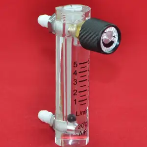 LZQ-1,2,3,4,5-meter-flow-akrilik-hava (h = 90mm debimetre, oksijen) oksijen konektratörünü kontrol etmek için bir valf ile akışı ayarlayabilir İlk 10 satış fluxometro oksijen - №4