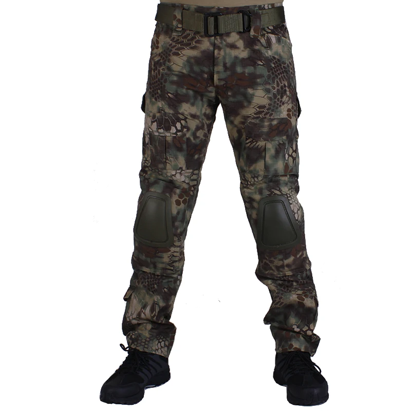 Vulpo Jacht Camouflage Broek Tactische Broek Mandrake Broek En Kniebeschermers Militaire Game Cosplay Uniform