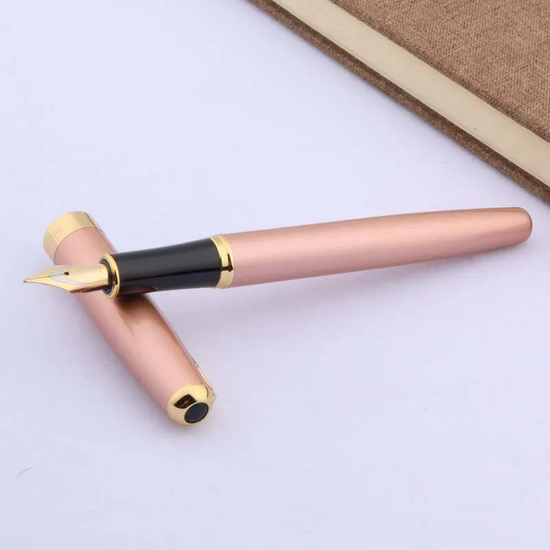 luxury BAOER 388 metal ROSE Golden Arrows decorated GIFT Fountain Pen Stationery Office School Supplies