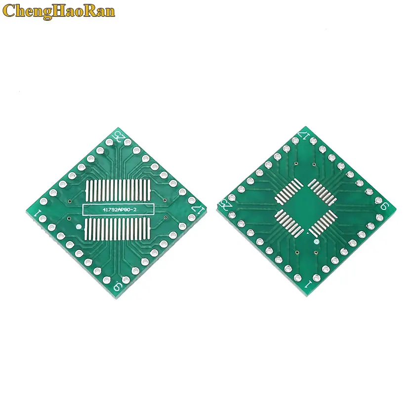 ChengHaoRan 5 Stück Adapter PCB SOP32 SSOP32 QFP32 TQFP32 LQFP32 FQFP32 zu DIP 32 Transferboard 0,8mm Rastermaß IC-Adapter-Sockel – Detail 2
