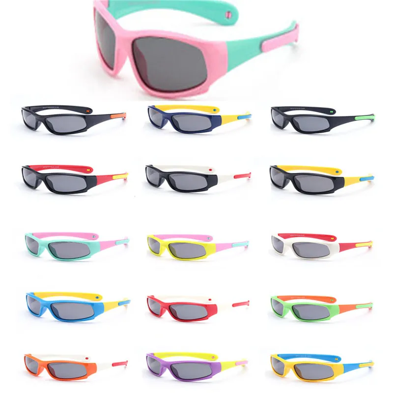 

2019 hot silicone riding boys and girls sunglasses goggles suitable for motorcycles bicycle Outdoor sports Free shipping