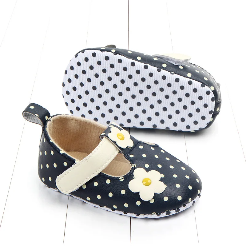 Sapato infantil de flores, mocassins para meninas recém-nascidas de 0 a 18 meses, 3 cores disponíveis, primavera/outono