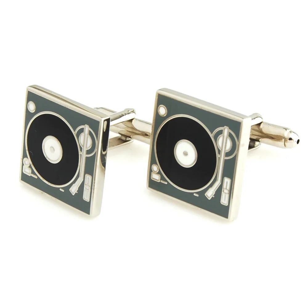 YH-1915 Novelty CD,Headphone Music Cufflinks - Factory Direct Wholesale