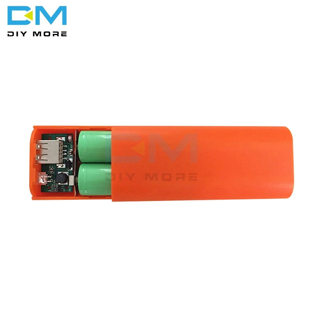 2*18650 USB Power Bank Case Portable 5V DIY Battery Holder Welding Free Charger Box for Phone Charging Without Battery