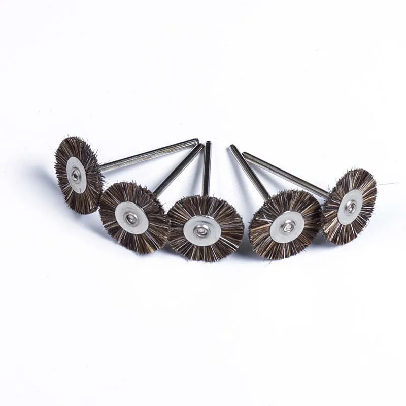 

100pcs NEW Horse Hair Brush Polishing Wheel for Rotary Tools