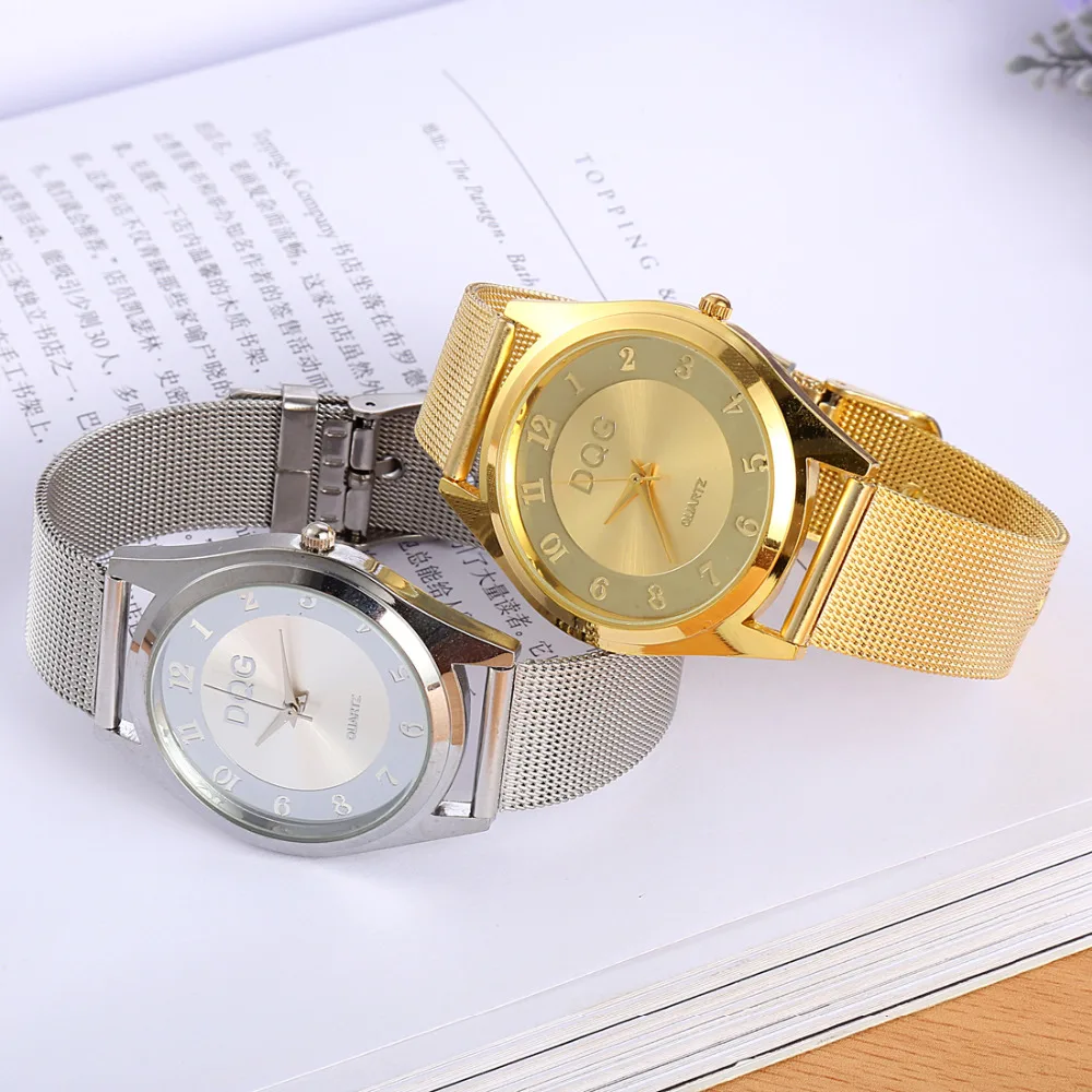 Women Watches 2023 Luxury Women Gold Casual Quartz Watch Women Metal Mesh Stainless Steel Watches Relogio Feminino Ladies Clock