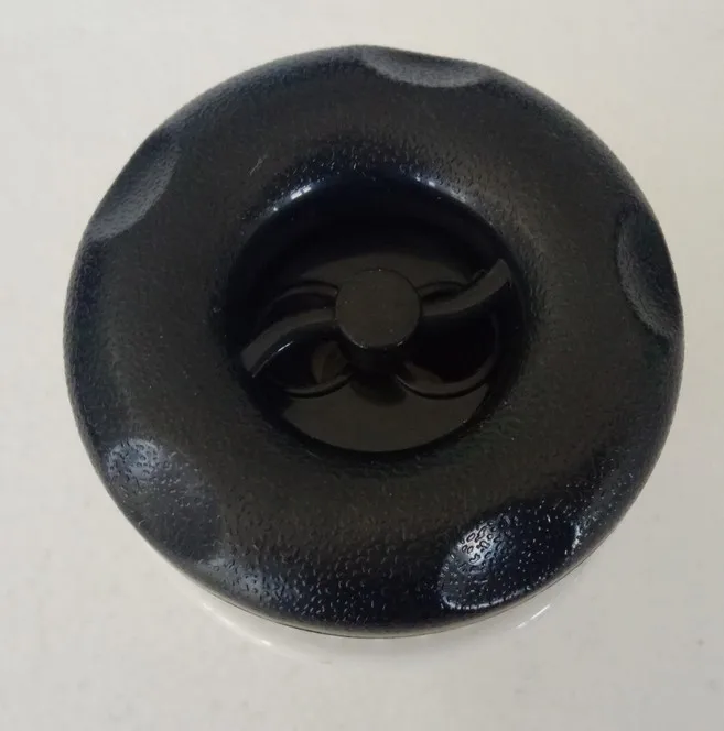 2.5 inch hot tub spa black jets with two hole  Plastic jets