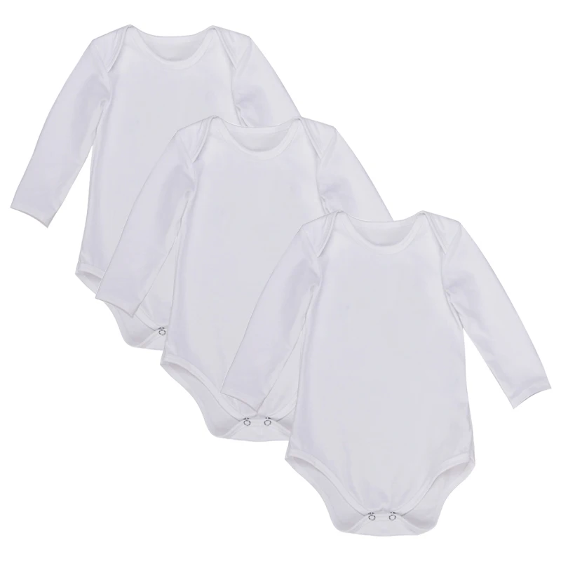 Newborn Baby Bodysuit Black 3 Pack 100% Cotton Long Sleeve Place Unisex Baby Bodysuits for Boys Girls 0-12 Months Infant Clothes