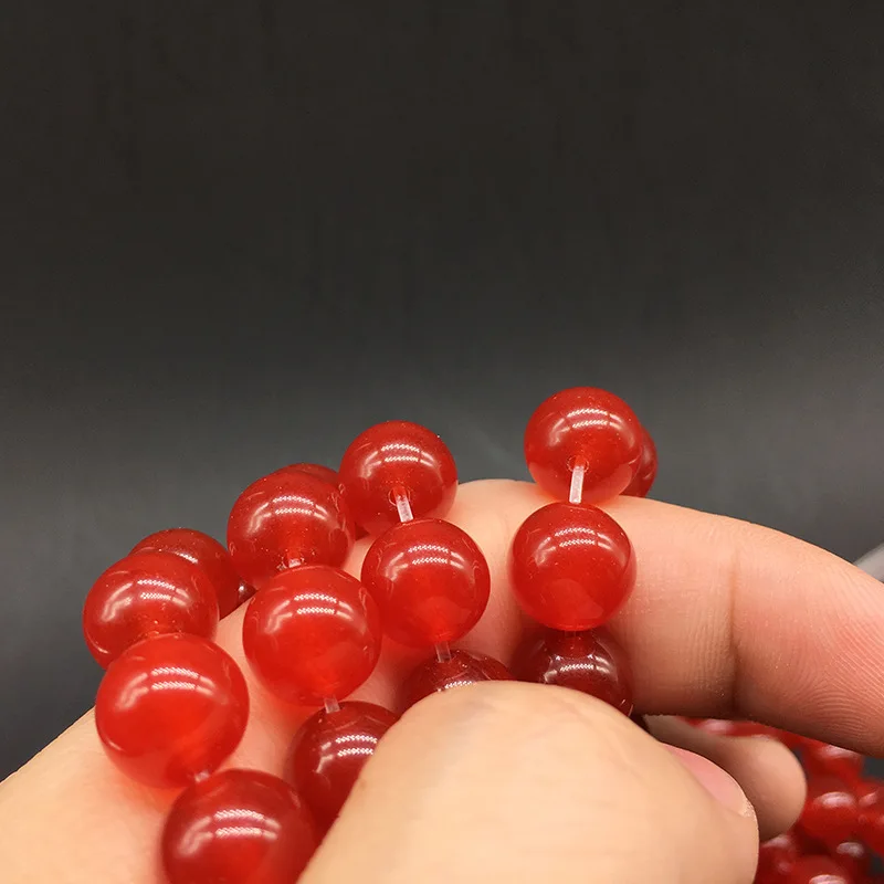 1strand/lot 4 6 8 10 12 mm Red Carnelian Agates Round Gem Beads Carnelian Loose Beads For Jewelry Making DIY Necklace Bracelet