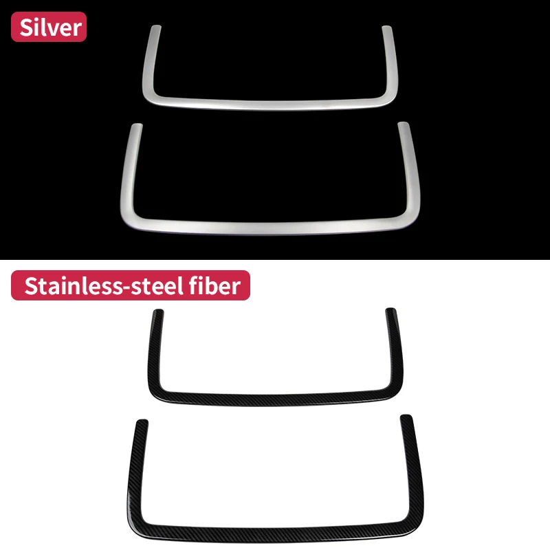 Seat Back Net Frame Decoration Cover Sitcker Trim for Mercedes Benz GLE 350d W166 ML350  GL450 X166 GLS amg lnterior Accessories