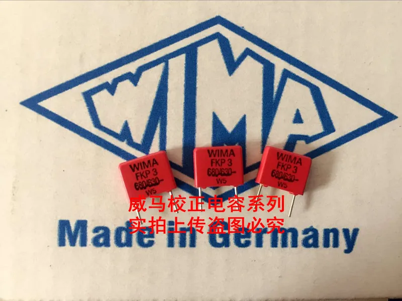 

2020 hot sale 10pcs/20pcs Germany WIMA Capacitor FKP3 630V 680PF 630V 681 P: 7.5mm Audio capacitor free shipping