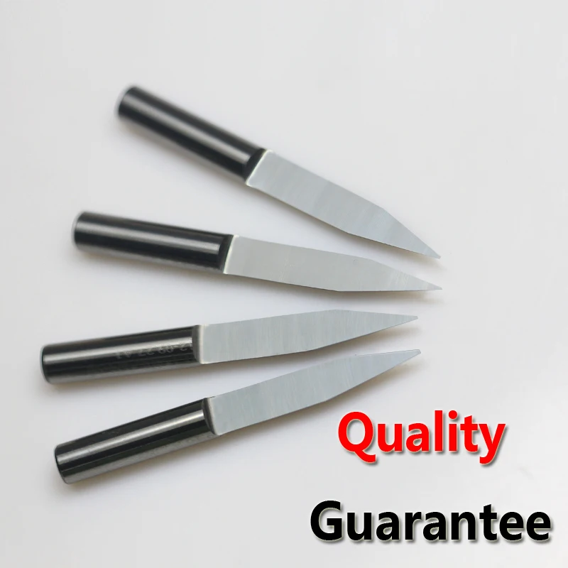 1pc A series degree mm SHK long 30, 4 CEL V Cutting Knife Carving Cutters lengthen CNC Router Tools Flat Bottom Engraving Bits