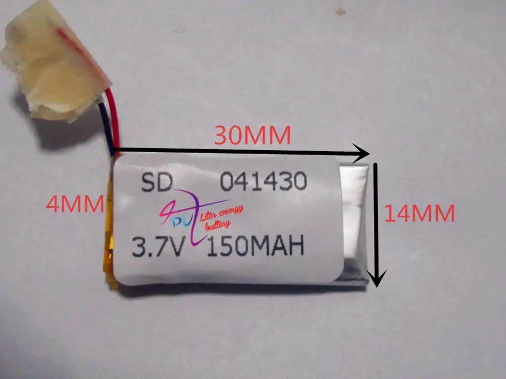 

Лучший бренд батареи MP3 MP4 3,7 V литиевая батарея 041430 401430 150MAH MP3 MP4 MP5 маленькие игрушки Bluetooth Батарея