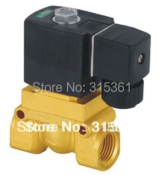 Free Shipping 1/2'' High Pressure and Temperature Solenoid Valve 5404-04 PTFE DC12V,D24V,AC110V or AC220V