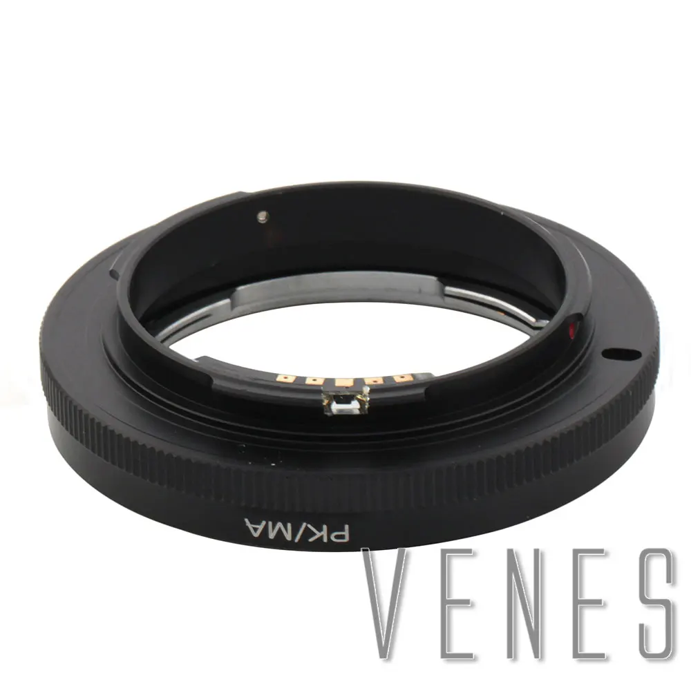 Venes For P/K-MA  Macro AF Confirm Pentax K PK Lens To Sony Alpha Minolta MA Adapter No Optical Glass A500 A450 A55