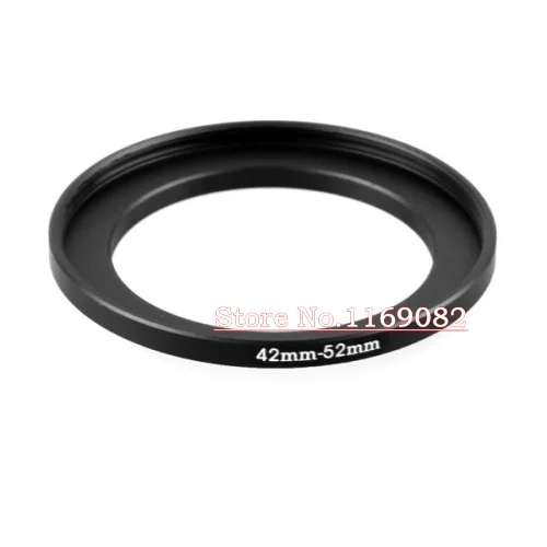 camera 1pcs 42mm-52mm 42-52mm 42 to 52Step Down Filter Ring Stepping Adapter Adaptor Black