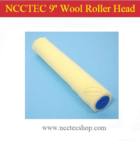 

9'' Water-based latex paint brush roller HEAD | 225mm wool paint roller head without handle