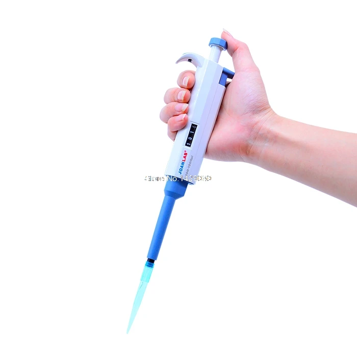 100-1000ul Pipettor Single Channel Adjustable Pipette Transfer Pipette buy one get 100 tips free shipping