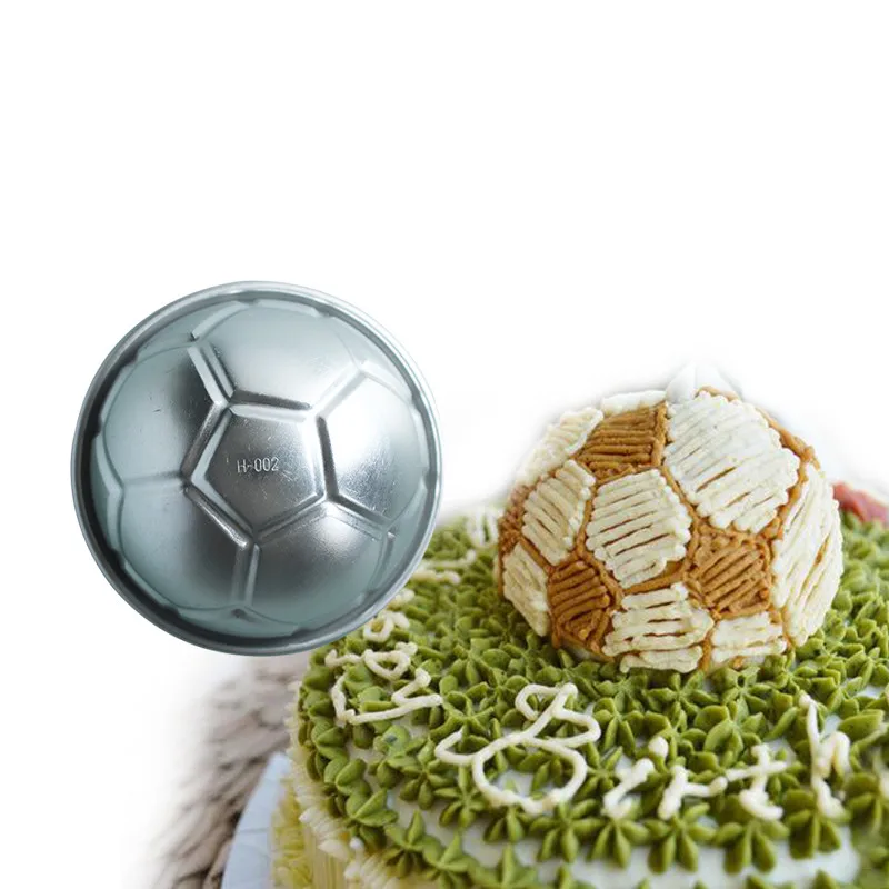 middle size soccer ball  shape  Aluminum Alloy Anodizing Baking Mold Cake Mold Biscuit Mold