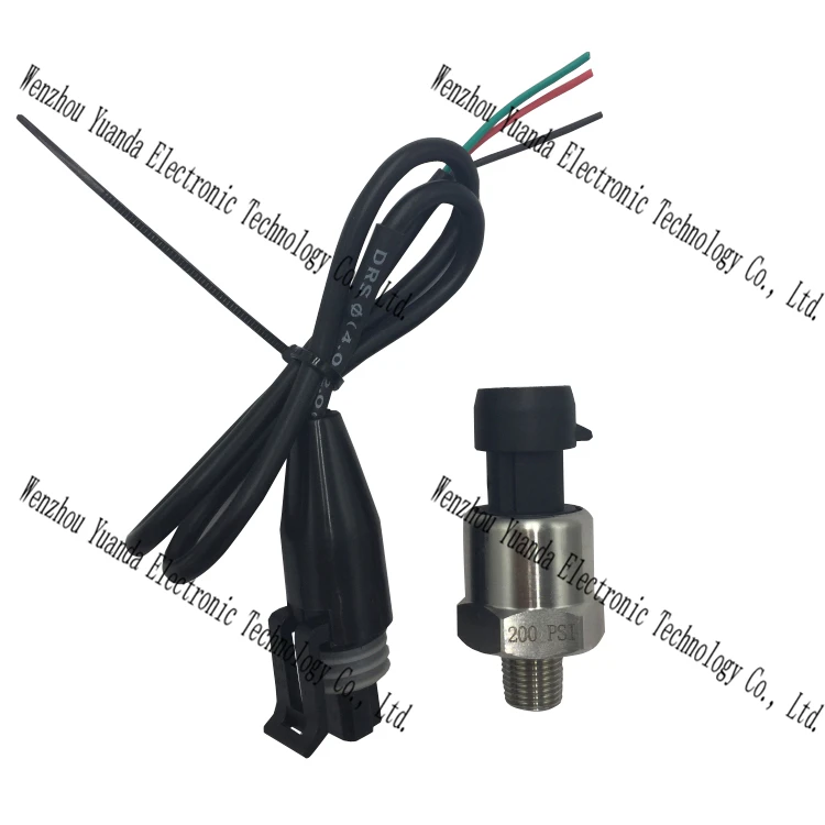 factory supply pressure sensor for cars oil pressure sensor 200psi  DC 5V 1/8NPT