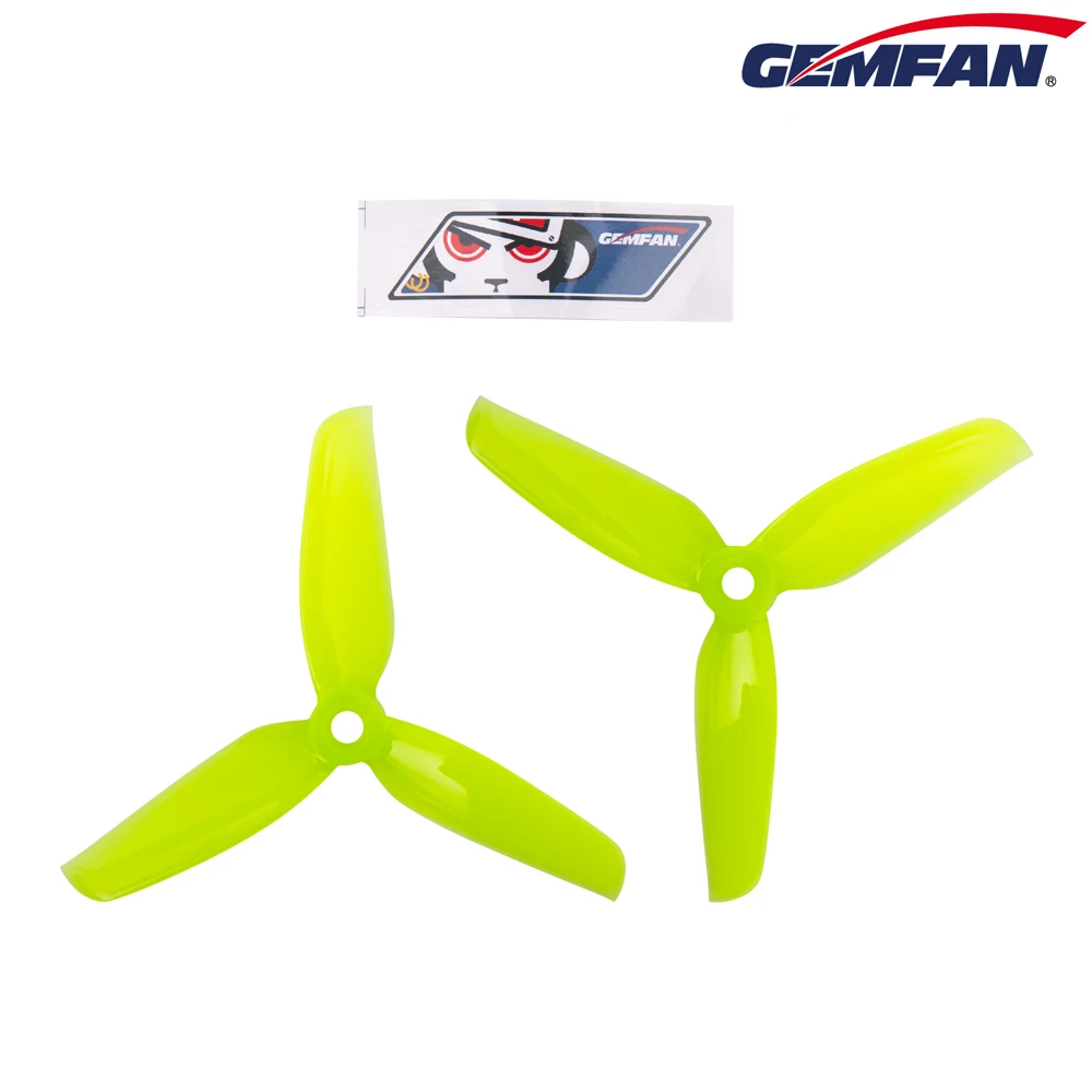 12 pares gemfan 4032 4 polegadas 3 lâminas cw ccw hélice prop compatível 1406 2205 motor sem escova para fpv drone peça de reposição