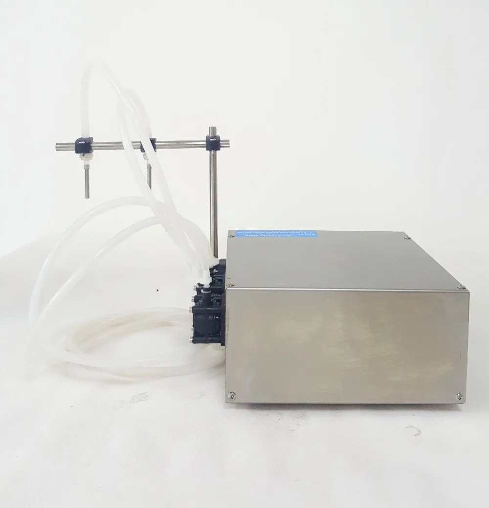 GZL-80 new Digital olio essenziale di macchina di rifornimento con 2 ugelli modello di pompa peristaltica di riempimento profumo