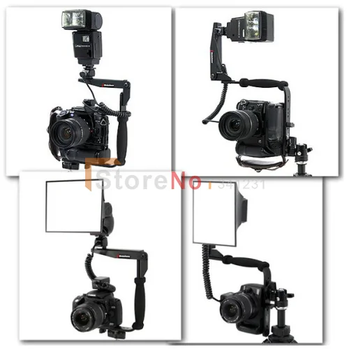 Flash Bracket Grip Camera Flash Arm Holder stand 635 shade bracket For DSLR camera