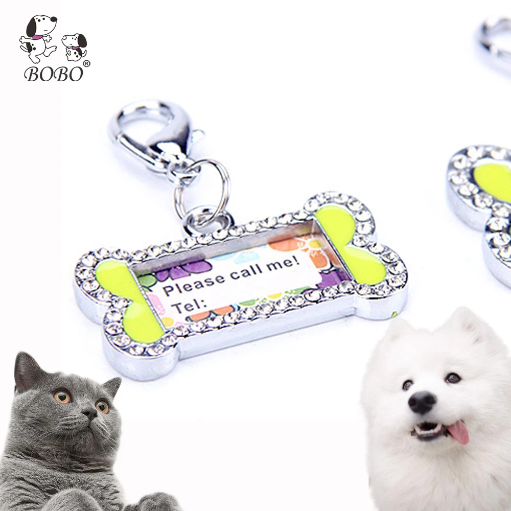 

Hand-Written Pet Identity Card Dog ID Tag Cat Hang Tags Custom Pets ID Tags Stainless Steel Telephone Tag Dogs Accessory ID Tag