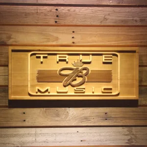 Budweiser True Music Beer 3D Wooden Bar Signs