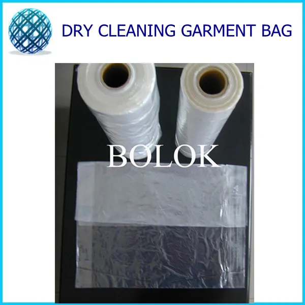 800bags/lot/roll 30LB/roll Disposable dry cleaning garment bags ( size: 21*5*42  thickness 0.0005)clear plastic garment bags