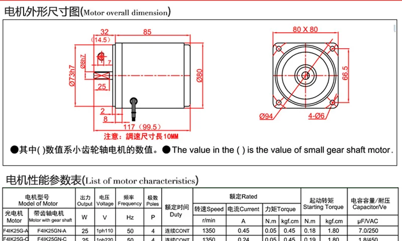 4M25GN-CC AC 220V 25W High Speed Motor 1350/2800rpm Optical Axis Speed Motor Induction Speed Regulation Motor+Speed Controller