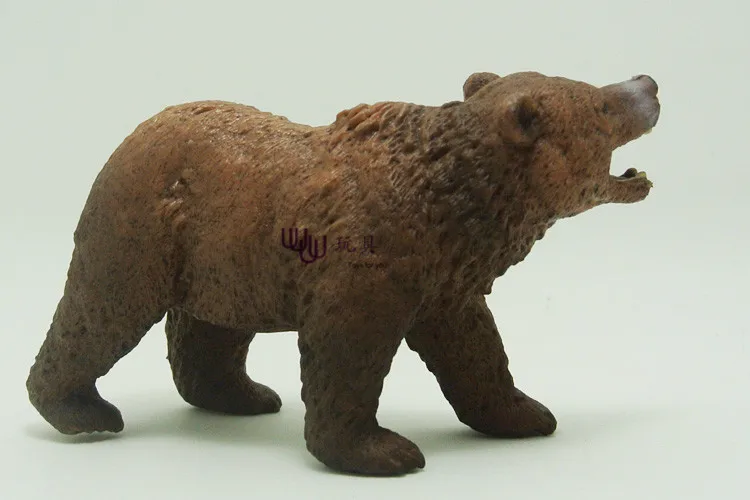 Hot toys:Shouting Brown Bear Simulation model  Animals   kids  toys children educational props