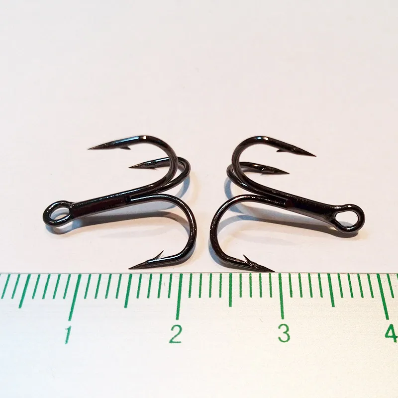 2019 Fishing  treble hooks 4# 6# 8#mix  each 30pcsAltogether 90pcs/lot total