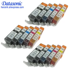 15 PCS For Canon PGI 525 CLI 526 Ink Cartridge For Canon PIXMA IP4850 IP4950 IX6550 MG5150 MG5250 MG5350 pgi-525 cli-526