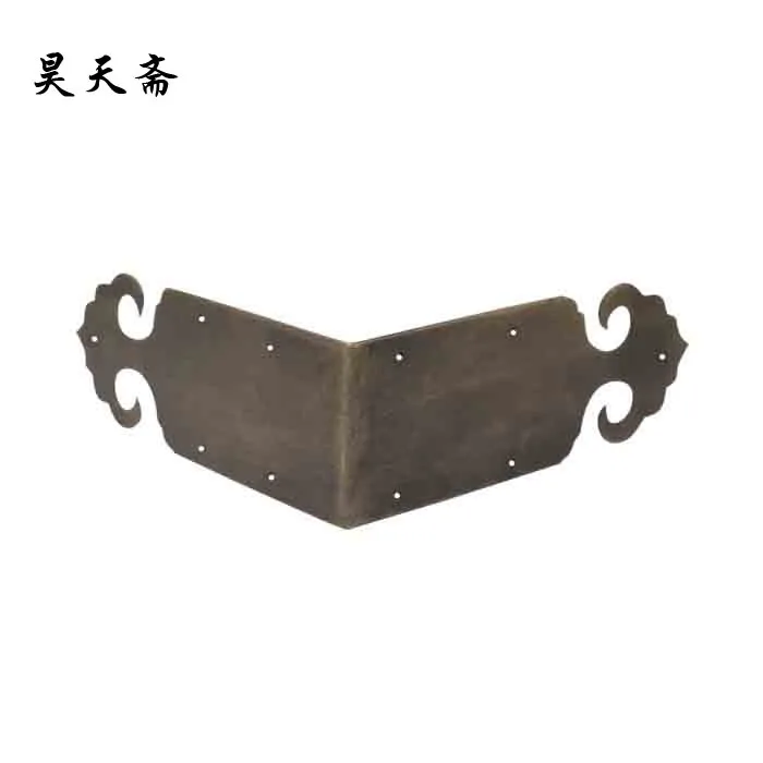 

[Haotian vegetarian] antique copper wrap angle / corner piece / antique furniture copper fittings / HTG-006