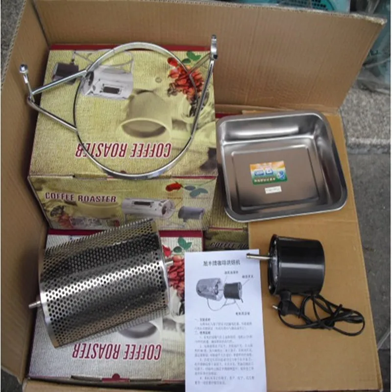 Cà phê rang xay thép không gỉ ca cao đậu Máy nướng bánh điện gia đình cà phê rang xay Máy nướng đậu cà phê Baker