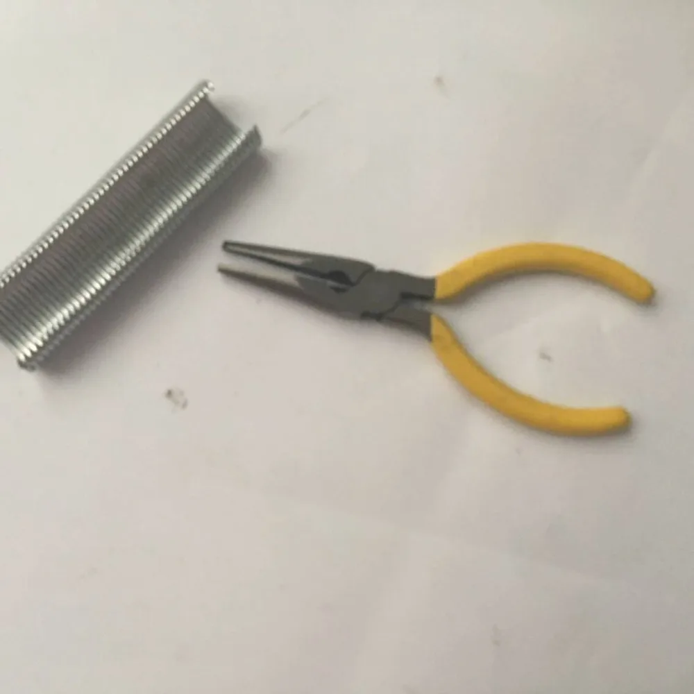 Automobiles Interior Seat Covers Accessories Upholstery Installation Kit Pliers Hog Ring Pliers C Ring Plier with 20 nail gift